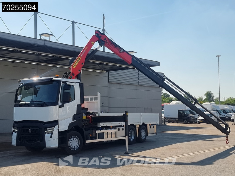 Renault T 440 6X2 Palfinger PK24.001 SLD Kran Crane Lift+Lenkasche Euro 6 - Sal/ Açık kasa kamyon, Vinçli kamyon: fotoğraf 3 Renault T 440 6X2 Palfinger PK24.001 SLD Kran Crane Lift+Lenkasche Euro 6 - Sal/ Açık kasa kamyon, Vinçli kamyon: fotoğraf 3