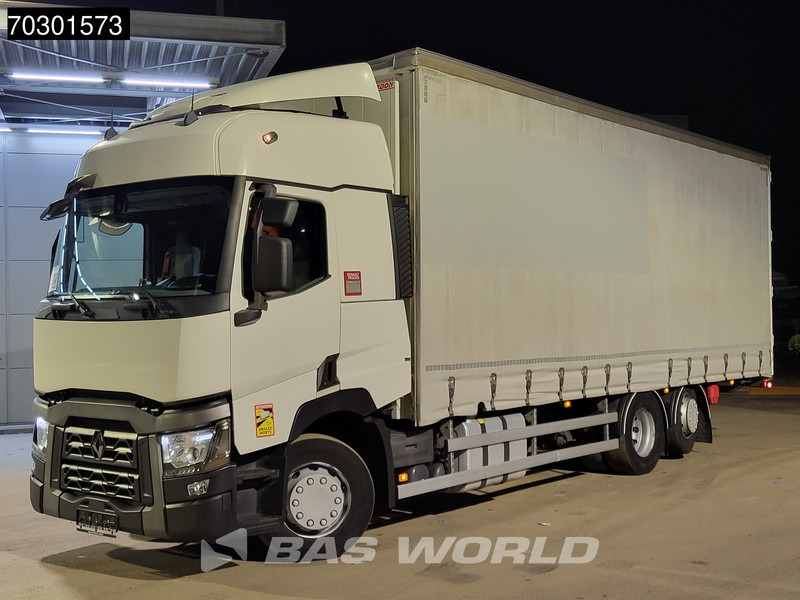 Renault T 480 6X2 Curtainsides Lift + steering axle Automatic Euro 6 - Tenteli kamyon: fotoğraf 1 Renault T 480 6X2 Curtainsides Lift + steering axle Automatic Euro 6 - Tenteli kamyon: fotoğraf 1