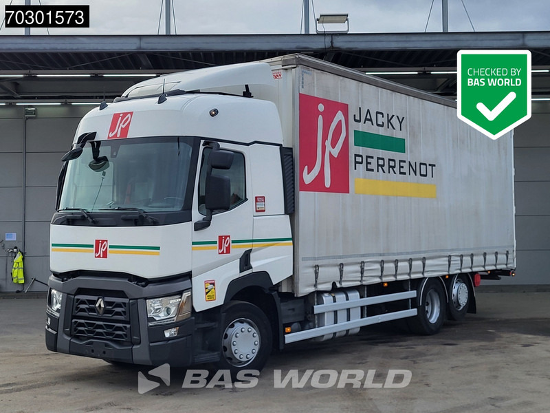 Renault T 480 6X2 Curtainsides Lift + steering axle Automatic Euro 6 - Tenteli kamyon: fotoğraf 1 Renault T 480 6X2 Curtainsides Lift + steering axle Automatic Euro 6 - Tenteli kamyon: fotoğraf 1