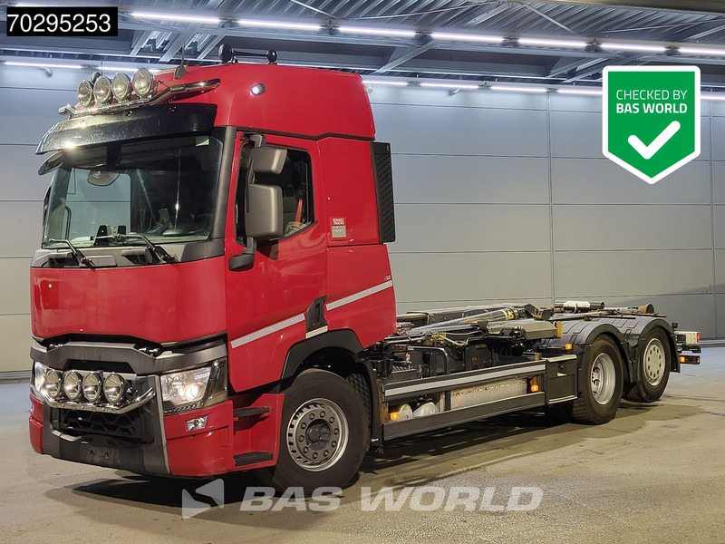 Renault T 520 6X2 21Ton Meiller RS 21.70 Retarder Lift+Steering-Axle Automatic ACC Euro 6 - Kancalı yükleyici kamyon: fotoğraf 1 Renault T 520 6X2 21Ton Meiller RS 21.70 Retarder Lift+Steering-Axle Automatic ACC Euro 6 - Kancalı yükleyici kamyon: fotoğraf 1
