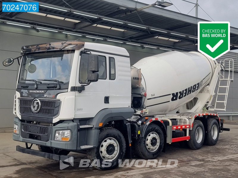 SHACMAN 8x4 EURO 6 8X4 NEW! 8m3 Liebherr Mixer Big-Axle Steel Suspension - Transmikser: fotoğraf 1 SHACMAN 8x4 EURO 6 8X4 NEW! 8m3 Liebherr Mixer Big-Axle Steel Suspension - Transmikser: fotoğraf 1