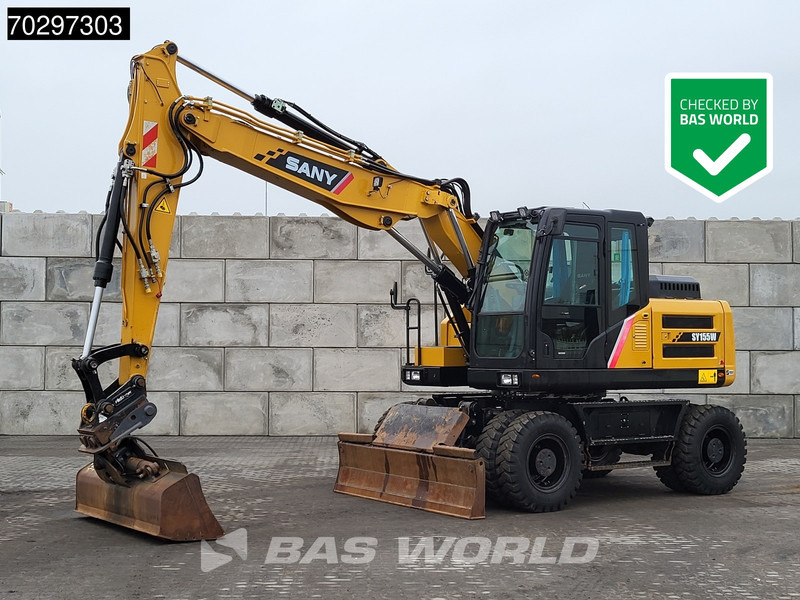 Sany SY155 W - Tekerlekli ekskavatör: fotoğraf 1 Sany SY155 W - Tekerlekli ekskavatör: fotoğraf 1