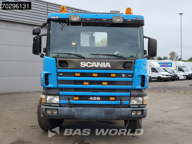 Scania 420 6X4 20tons Marrel THM 20000 Manual Retarder Steelsuspension Euro 3 - Kancalı yükleyici kamyon: fotoğraf 5 Scania 420 6X4 20tons Marrel THM 20000 Manual Retarder Steelsuspension Euro 3 - Kancalı yükleyici kamyon: fotoğraf 5