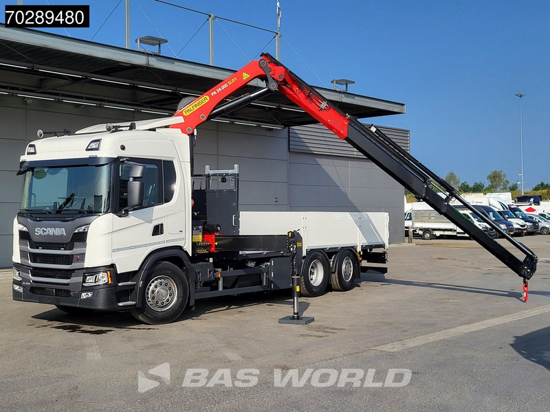 Scania G410 6X2 New! Palfinger PK24.001 SLD 5 Crane Kran Retarder Lift+Steering Axle LED ACC - Sal/ Açık kasa kamyon, Vinçli kamyon: fotoğraf 3 Scania G410 6X2 New! Palfinger PK24.001 SLD 5 Crane Kran Retarder Lift+Steering Axle LED ACC - Sal/ Açık kasa kamyon, Vinçli kamyon: fotoğraf 3