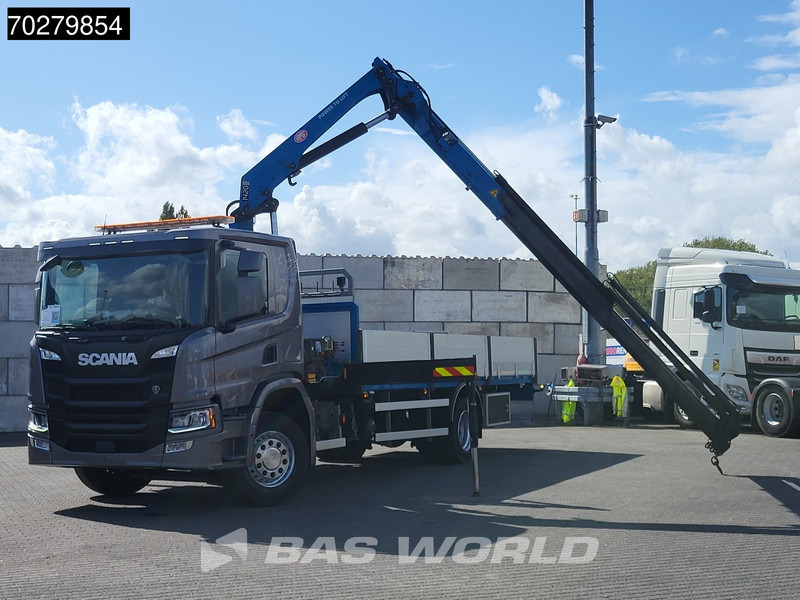 Scania P280 4X2 HMF 1420K-RC Kran Crane Automatic Euro 6 - Sal/ Açık kasa kamyon, Vinçli kamyon: fotoğraf 5 Scania P280 4X2 HMF 1420K-RC Kran Crane Automatic Euro 6 - Sal/ Açık kasa kamyon, Vinçli kamyon: fotoğraf 5