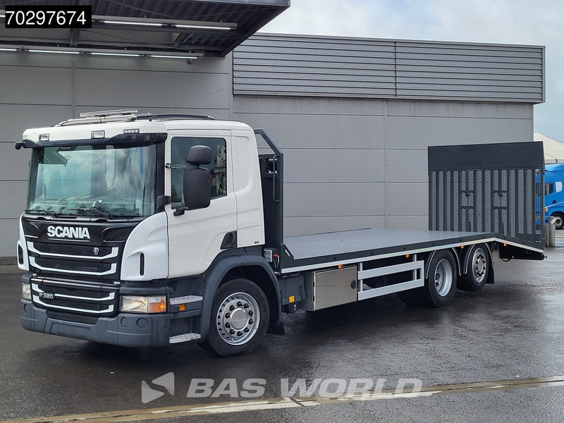 Scania P320 P 6X2 Machine transporter Winch Lift+Steering Axle Euro 6 - Araba taşıyıcı kamyon: fotoğraf 5 Scania P320 P 6X2 Machine transporter Winch Lift+Steering Axle Euro 6 - Araba taşıyıcı kamyon: fotoğraf 5