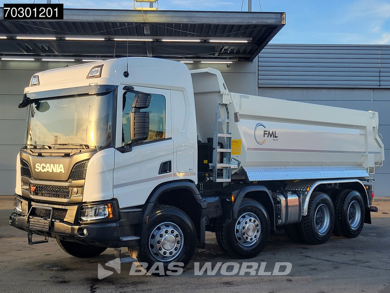 Scania P420 8X4 NEW 18m3 KH Tipper Big-Axle Steelsuspension Automatic Euro 6 - Damperli kamyon: fotoğraf 5 Scania P420 8X4 NEW 18m3 KH Tipper Big-Axle Steelsuspension Automatic Euro 6 - Damperli kamyon: fotoğraf 5