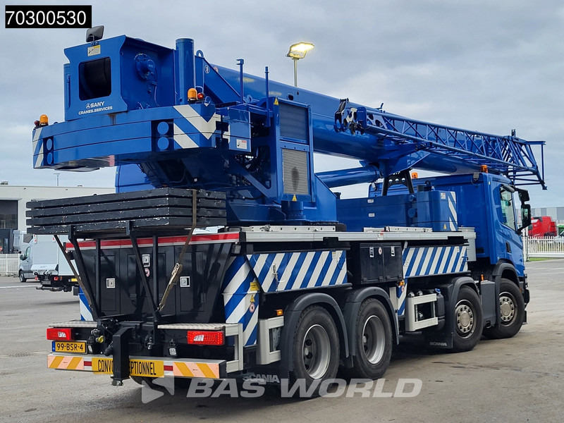 Scania P450 P 8X4 Palfinger/SANY SPC500E Telescopic Crane Retarder Navi Automatic Euro 6 - Sal/ Açık kasa kamyon, Vinçli kamyon: fotoğraf 5 Scania P450 P 8X4 Palfinger/SANY SPC500E Telescopic Crane Retarder Navi Automatic Euro 6 - Sal/ Açık kasa kamyon, Vinçli kamyon: fotoğraf 5
