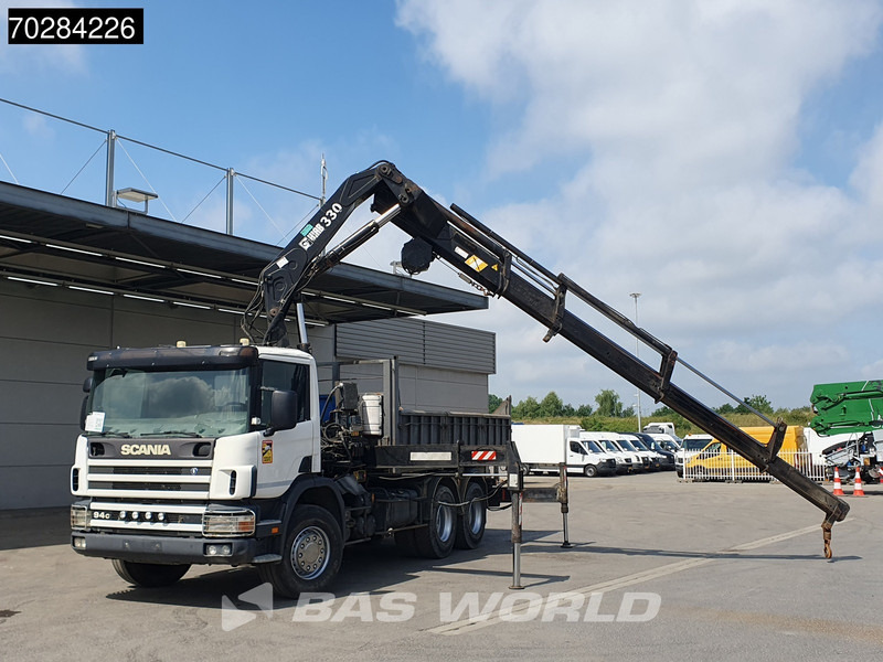 Scania P94 6X4 Hiab 330-4 Kran Crane 9m3 tipper Manual Steelsuspension Euro 3 - Damperli kamyon, Vinçli kamyon: fotoğraf 5 Scania P94 6X4 Hiab 330-4 Kran Crane 9m3 tipper Manual Steelsuspension Euro 3 - Damperli kamyon, Vinçli kamyon: fotoğraf 5
