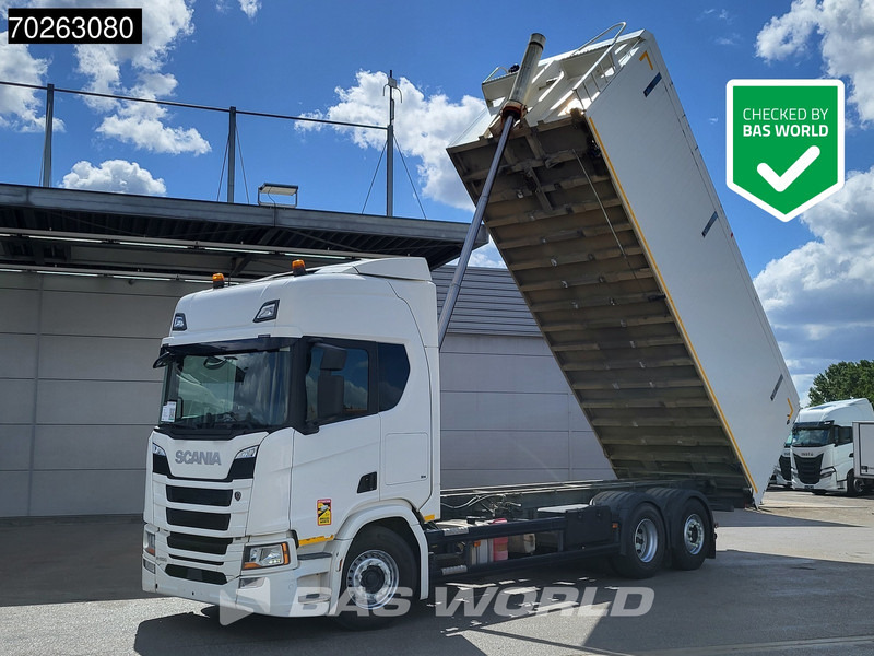 Scania R500 6X2 39m3 Alu kipper Retarder Full air suspension Liftachse Navi Euro 6 - Damperli kamyon: fotoğraf 1 Scania R500 6X2 39m3 Alu kipper Retarder Full air suspension Liftachse Navi Euro 6 - Damperli kamyon: fotoğraf 1