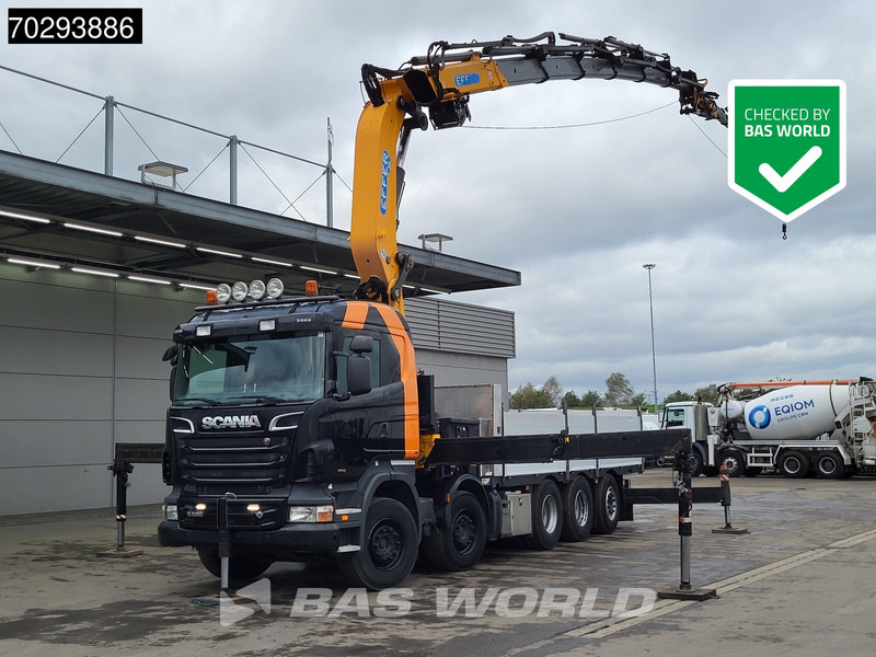 Scania R560 R 10X4 EFFER 655 / 6S Crane +Jib Winch 3-Pedals Lift+Steering-Axle Retarder Euro 5 - Sal/ Açık kasa kamyon, Vinçli kamyon: fotoğraf 1 Scania R560 R 10X4 EFFER 655 / 6S Crane +Jib Winch 3-Pedals Lift+Steering-Axle Retarder Euro 5 - Sal/ Açık kasa kamyon, Vinçli kamyon: fotoğraf 1