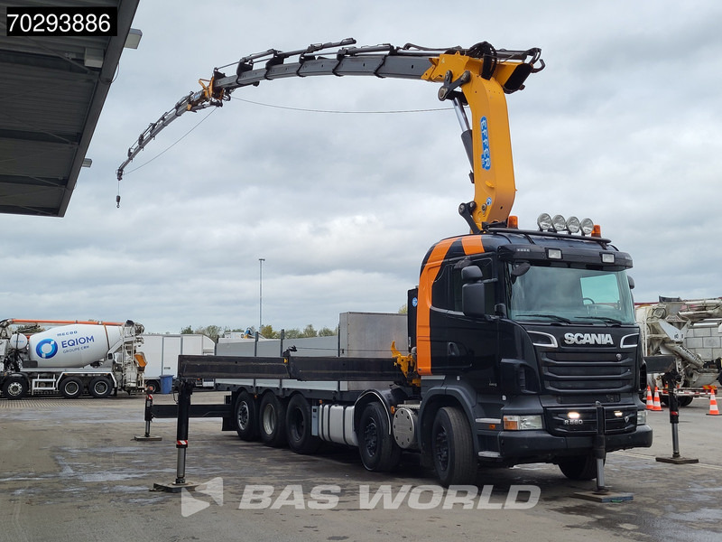 Scania R560 R 10X4 EFFER 655 / 6S Crane +Jib Winch 3-Pedals Lift+Steering-Axle Retarder Euro 5 - Sal/ Açık kasa kamyon, Vinçli kamyon: fotoğraf 3 Scania R560 R 10X4 EFFER 655 / 6S Crane +Jib Winch 3-Pedals Lift+Steering-Axle Retarder Euro 5 - Sal/ Açık kasa kamyon, Vinçli kamyon: fotoğraf 3