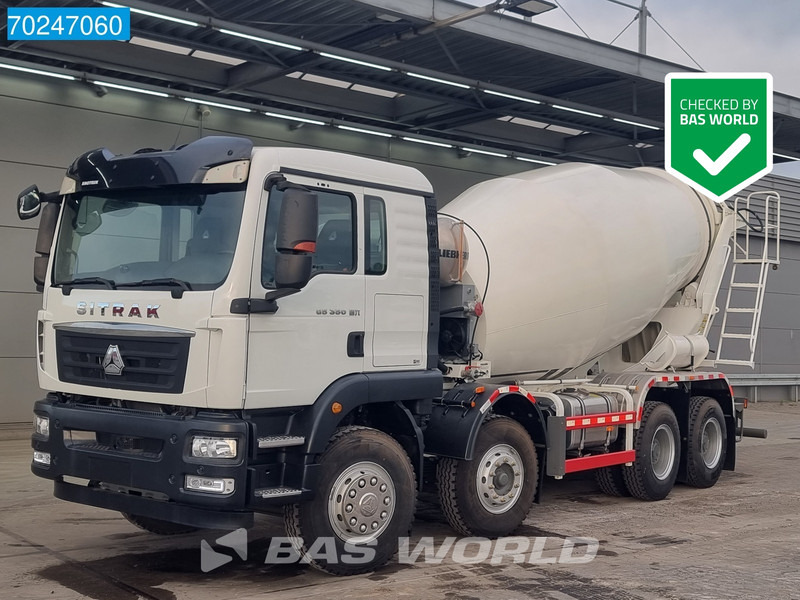 Sitrak G5 350 8X4 8m3 Liebherr HTM 804 H Mixer Big-Axle Steelsuspension - Transmikser: fotoğraf 1 Sitrak G5 350 8X4 8m3 Liebherr HTM 804 H Mixer Big-Axle Steelsuspension - Transmikser: fotoğraf 1