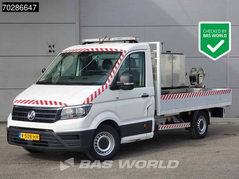 Volkswagen Crafter 177pk Automaat Open Laadbak Reinigingswagen Trekhaak Airco Cruise Euro6 Pritsche Pickup Open Box Hogedrukspuit Waterpomp A/C Tow - Açık kasa kamyonet: fotoğraf 1 Volkswagen Crafter 177pk Automaat Open Laadbak Reinigingswagen Trekhaak Airco Cruise Euro6 Pritsche Pickup Open Box Hogedrukspuit Waterpomp A/C Tow - Açık kasa kamyonet: fotoğraf 1