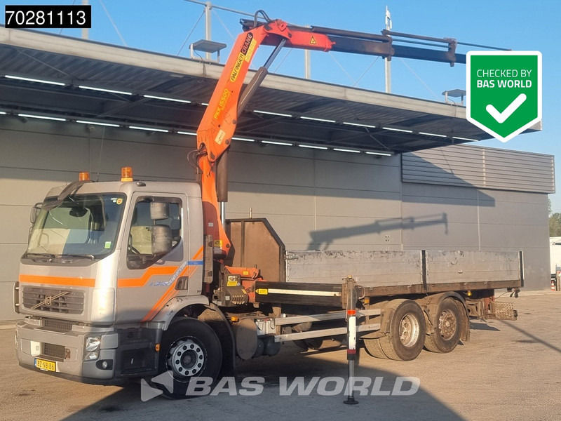 Volvo FE 280 6X2 NL-Truck Palfinger PK15500 Kran Crane Manual Liftachse Euro 4 - Sal/ Açık kasa kamyon, Vinçli kamyon: fotoğraf 1 Volvo FE 280 6X2 NL-Truck Palfinger PK15500 Kran Crane Manual Liftachse Euro 4 - Sal/ Açık kasa kamyon, Vinçli kamyon: fotoğraf 1