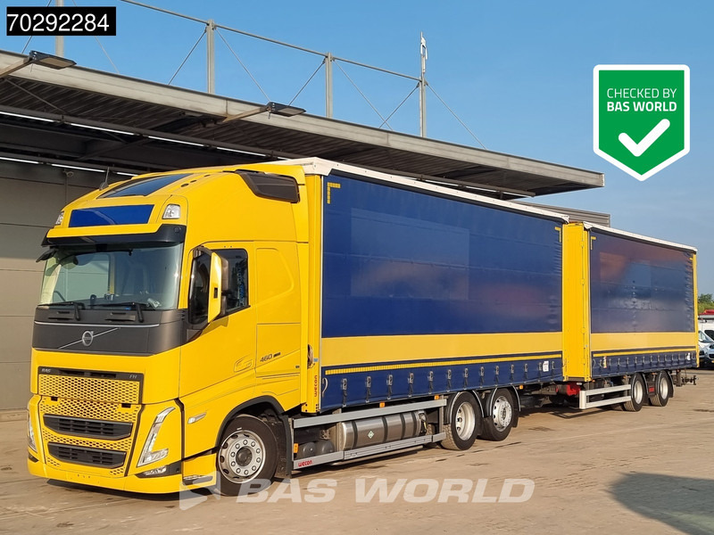 Volvo FH 460 6X2 LNG JUMBO LKW ACC Navi Standklima Liftachse Euro 6 - Tenteli kamyon: fotoğraf 1 Volvo FH 460 6X2 LNG JUMBO LKW ACC Navi Standklima Liftachse Euro 6 - Tenteli kamyon: fotoğraf 1