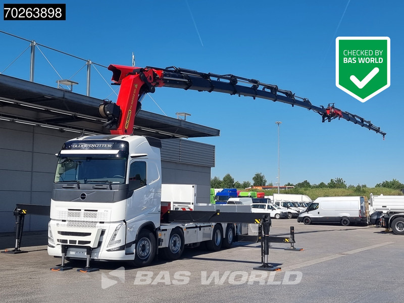 Volvo FH 500 8X2 NEW! Palfinger PK92002 SH 8+6 JIB Crane Kran Winch Lift-Lenkachse Navi - Sal/ Açık kasa kamyon, Vinçli kamyon: fotoğraf 1 Volvo FH 500 8X2 NEW! Palfinger PK92002 SH 8+6 JIB Crane Kran Winch Lift-Lenkachse Navi - Sal/ Açık kasa kamyon, Vinçli kamyon: fotoğraf 1