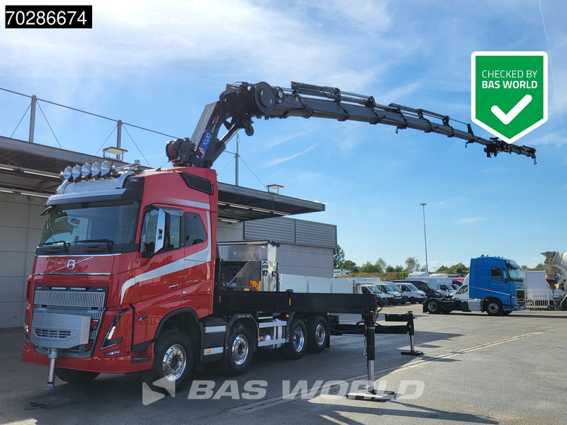 Volvo FH16 650 FH16 8X2 HMF 7020K-RCS Crane + Fly-Jib Lift+Steering-Axle Navi LED ACC Euro 6 - Sal/ Açık kasa kamyon, Vinçli kamyon: fotoğraf 1 Volvo FH16 650 FH16 8X2 HMF 7020K-RCS Crane + Fly-Jib Lift+Steering-Axle Navi LED ACC Euro 6 - Sal/ Açık kasa kamyon, Vinçli kamyon: fotoğraf 1
