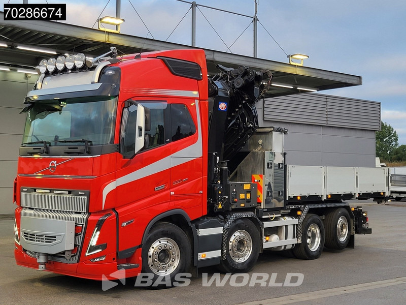Volvo FH16 650 FH16 8X2 HMF 7020K-RCS Crane + Fly-Jib Lift+Steering-Axle Navi LED ACC Euro 6 - Sal/ Açık kasa kamyon, Vinçli kamyon: fotoğraf 5 Volvo FH16 650 FH16 8X2 HMF 7020K-RCS Crane + Fly-Jib Lift+Steering-Axle Navi LED ACC Euro 6 - Sal/ Açık kasa kamyon, Vinçli kamyon: fotoğraf 5