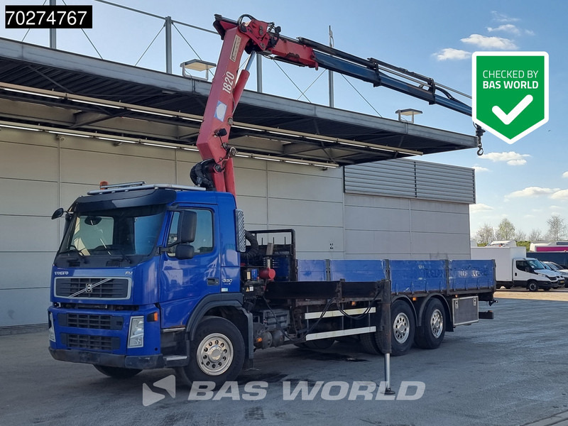 Volvo FM 330 6X2 HMF 1820 K3 Kran Crane Lift+Steering Axle Xenon Euro 5 - Sal/ Açık kasa kamyon, Vinçli kamyon: fotoğraf 1 Volvo FM 330 6X2 HMF 1820 K3 Kran Crane Lift+Steering Axle Xenon Euro 5 - Sal/ Açık kasa kamyon, Vinçli kamyon: fotoğraf 1
