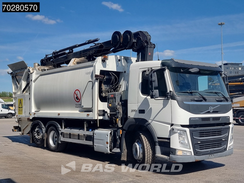 Çöp kamyonu Volvo FM 370 6X2 Hiab X-Hipro 162 Kran GeesinkNorba Lift+Lenkachse VEB Euro 6: fotoğraf 15
