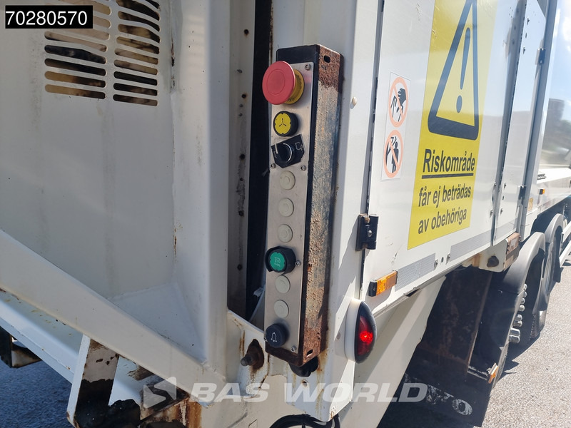 Çöp kamyonu Volvo FM 370 6X2 Hiab X-Hipro 162 Kran GeesinkNorba Lift+Lenkachse VEB Euro 6: fotoğraf 20
