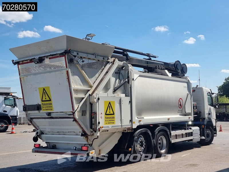 Çöp kamyonu Volvo FM 370 6X2 Hiab X-Hipro 162 Kran GeesinkNorba Lift+Lenkachse VEB Euro 6: fotoğraf 16