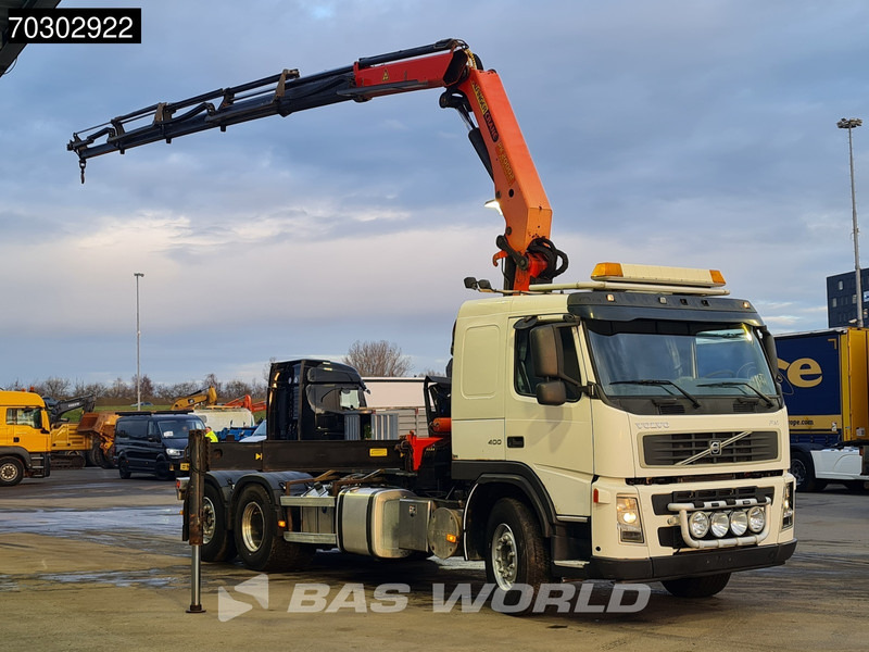 Volvo FM 400 FM 6X2 Palfinger PK20002 Crane 17tons Palift Lift+steering Axle Automatic Euro 3 - Kancalı yükleyici kamyon, Vinçli kamyon: fotoğraf 2 Volvo FM 400 FM 6X2 Palfinger PK20002 Crane 17tons Palift Lift+steering Axle Automatic Euro 3 - Kancalı yükleyici kamyon, Vinçli kamyon: fotoğraf 2