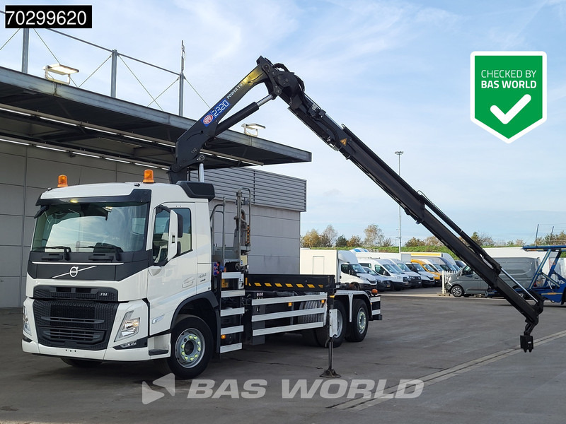 Volvo FM 430 FM 6X2 HMF 2320K-RCS Kran Crane + VDL S-21-6200 Lift + Steering Axle - Kancalı yükleyici kamyon, Vinçli kamyon: fotoğraf 1 Volvo FM 430 FM 6X2 HMF 2320K-RCS Kran Crane + VDL S-21-6200 Lift + Steering Axle - Kancalı yükleyici kamyon, Vinçli kamyon: fotoğraf 1