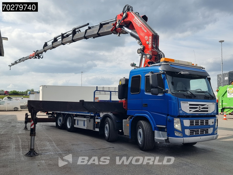 Volvo FM 450 8X2 FASSI 100 Ton/Meter 7 + 6 Jib Lift+Stuuras Euro 5 - Sal/ Açık kasa kamyon, Vinçli kamyon: fotoğraf 3 Volvo FM 450 8X2 FASSI 100 Ton/Meter 7 + 6 Jib Lift+Stuuras Euro 5 - Sal/ Açık kasa kamyon, Vinçli kamyon: fotoğraf 3