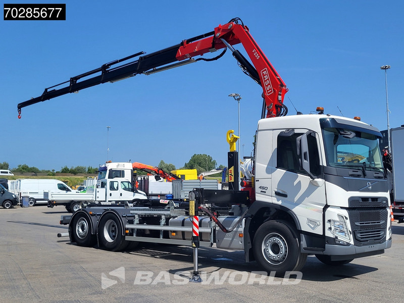 Volvo FM 460 6X2 NEW! FASSI F235A.0.25 Kran + HYVA 20-57-S Lift+steering axle Euro 6 - Kancalı yükleyici kamyon, Vinçli kamyon: fotoğraf 3 Volvo FM 460 6X2 NEW! FASSI F235A.0.25 Kran + HYVA 20-57-S Lift+steering axle Euro 6 - Kancalı yükleyici kamyon, Vinçli kamyon: fotoğraf 3