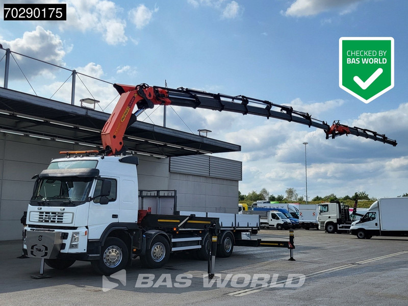 Volvo FM 480 8X2 Palfinger PK85002 Crane+Jib Lifting-Axle Big-Axle Automatic Euro 4 - Sal/ Açık kasa kamyon, Vinçli kamyon: fotoğraf 1 Volvo FM 480 8X2 Palfinger PK85002 Crane+Jib Lifting-Axle Big-Axle Automatic Euro 4 - Sal/ Açık kasa kamyon, Vinçli kamyon: fotoğraf 1