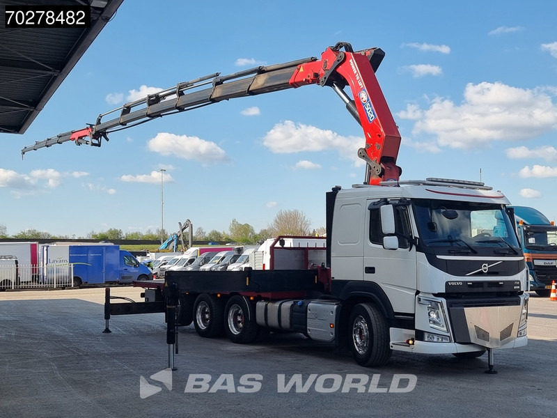 Volvo FM 500 8X4 HMF5020 K6 + Fly Jib Lift+Lenkachse Crane Kran Euro 6 - Sal/ Açık kasa kamyon, Vinçli kamyon: fotoğraf 3 Volvo FM 500 8X4 HMF5020 K6 + Fly Jib Lift+Lenkachse Crane Kran Euro 6 - Sal/ Açık kasa kamyon, Vinçli kamyon: fotoğraf 3