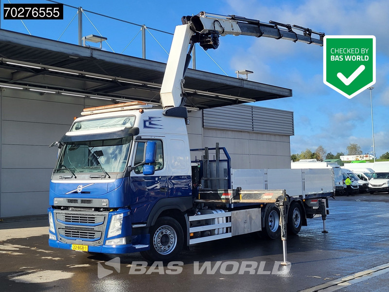 Volvo FM 500 FM 6X2 NL-Truck HMF 3220-K7 Kran Crane Winch Lift+Steering-Axle Euro 6 - Sal/ Açık kasa kamyon, Vinçli kamyon: fotoğraf 1 Volvo FM 500 FM 6X2 NL-Truck HMF 3220-K7 Kran Crane Winch Lift+Steering-Axle Euro 6 - Sal/ Açık kasa kamyon, Vinçli kamyon: fotoğraf 1