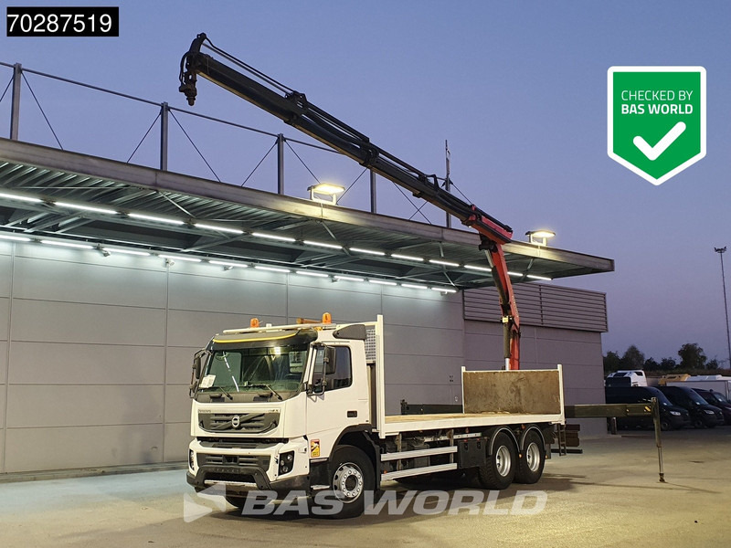 Volvo FMX 370 6X4 Palfinger PK18002 EH Crane Kran Automatic Euro 5 - Sal/ Açık kasa kamyon, Vinçli kamyon: fotoğraf 1 Volvo FMX 370 6X4 Palfinger PK18002 EH Crane Kran Automatic Euro 5 - Sal/ Açık kasa kamyon, Vinçli kamyon: fotoğraf 1