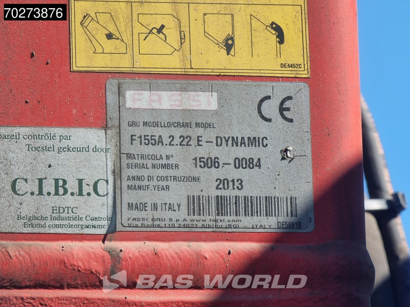Damperli kamyon, Vinçli kamyon Volvo FMX 420 6X4 Fassi F155A.2.22 Crane 9m3 Big-Axle Automatic Euro 5: fotoğraf 11