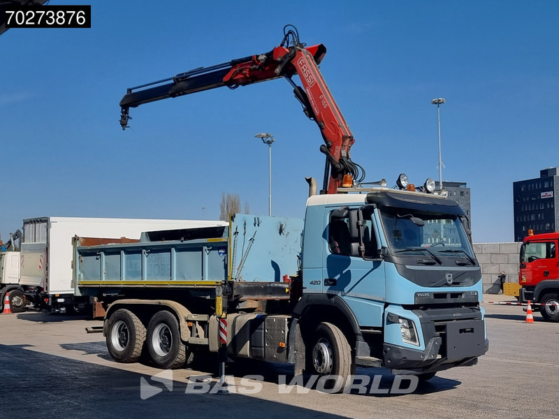 Volvo FMX 420 6X4 Fassi F155A.2.22 Crane 9m3 Big-Axle Automatic Euro 5 - Damperli kamyon, Vinçli kamyon: fotoğraf 2 Volvo FMX 420 6X4 Fassi F155A.2.22 Crane 9m3 Big-Axle Automatic Euro 5 - Damperli kamyon, Vinçli kamyon: fotoğraf 2