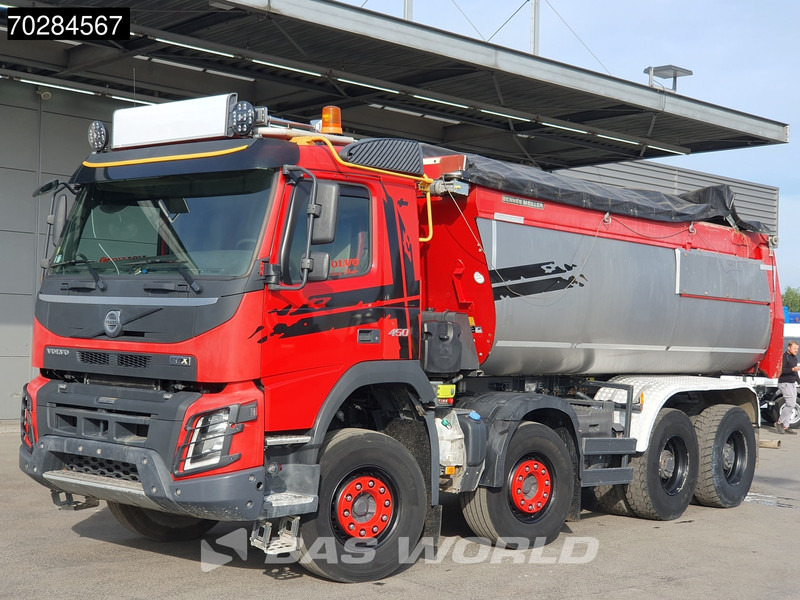 Damperli kamyon Volvo FMX 450 8X4 17m3 Meiller tipper Steelsuspension Automatic Retarder Big-Axle Euro 6: fotoğraf 6