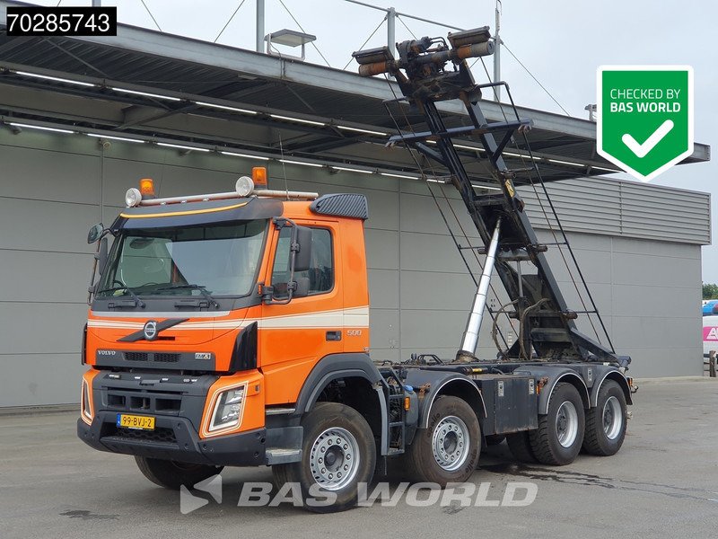 Volvo FMX 500 FMX 8X4 NL-Truck Steelsuspension Retarder Automatic Euro 6 - Kablo sistemli kamyon: fotoğraf 1 Volvo FMX 500 FMX 8X4 NL-Truck Steelsuspension Retarder Automatic Euro 6 - Kablo sistemli kamyon: fotoğraf 1