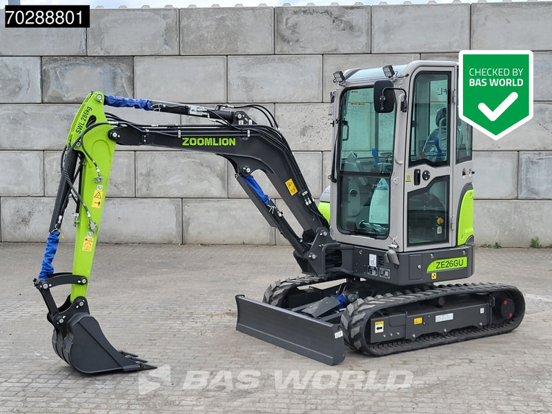 Zoomlion ZE26 GU CE CERTIFIED - Mini ekskavatör: fotoğraf 1 Zoomlion ZE26 GU CE CERTIFIED - Mini ekskavatör: fotoğraf 1