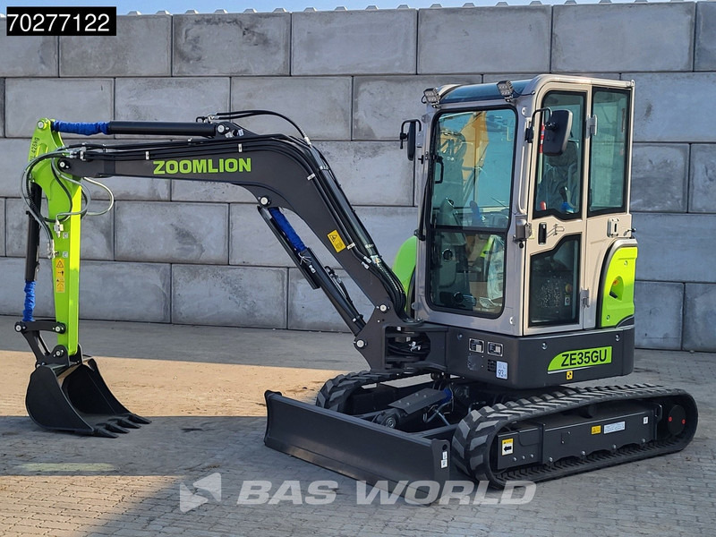 Yeni Mini ekskavatör Zoomlion ZE35 GU FACTORY WARRANTY – A/C - CE CERTIFIED: fotoğraf 7