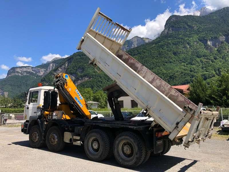 MAN Camion Benne GRUE F2000 - Damperli kamyon: fotoğraf 3 MAN Camion Benne GRUE F2000 - Damperli kamyon: fotoğraf 3