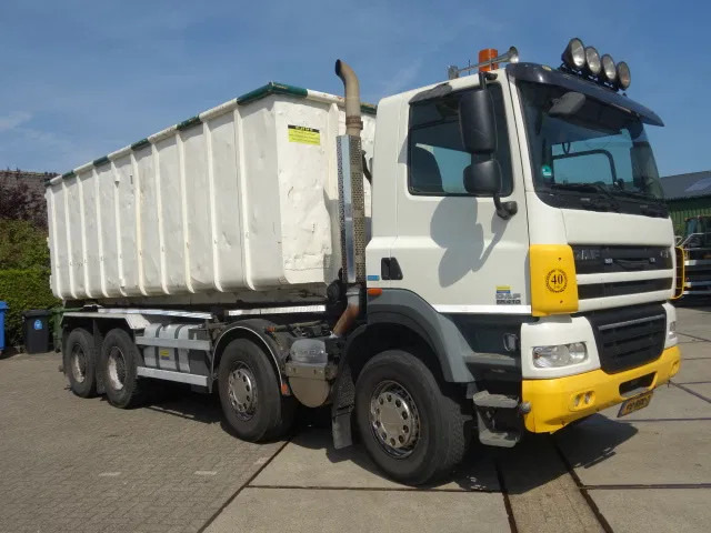 DAF CF 410 8X4 NCH CONTAINER SYSTEEM 32 TON 90 graden silo containers,25 CUB CONTAINER - Kablo sistemli kamyon: fotoğraf 2 DAF CF 410 8X4 NCH CONTAINER SYSTEEM 32 TON 90 graden silo containers,25 CUB CONTAINER - Kablo sistemli kamyon: fotoğraf 2