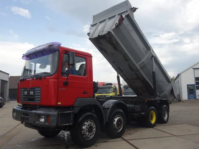MAN FE 410 8x4 kipper,manual feulpomp,steel kipper - Damperli kamyon: fotoğraf 1 MAN FE 410 8x4 kipper,manual feulpomp,steel kipper - Damperli kamyon: fotoğraf 1