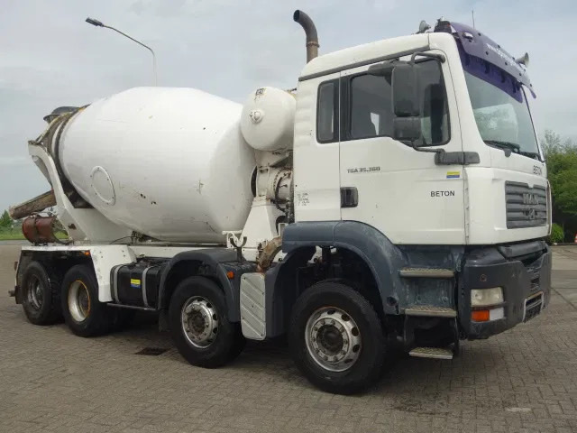 MAN TGA 35.360 8X4 MIXER STEEL SPRINGS BIG AXELS MANUAL FEUL POMP - Transmikser: fotoğraf 1 MAN TGA 35.360 8X4 MIXER STEEL SPRINGS BIG AXELS MANUAL FEUL POMP - Transmikser: fotoğraf 1