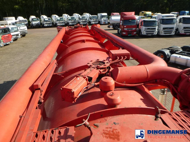 Tanker dorse AHP Vacuum tank steel (tipping) 29 m3 / 1 comp: fotoğraf 15