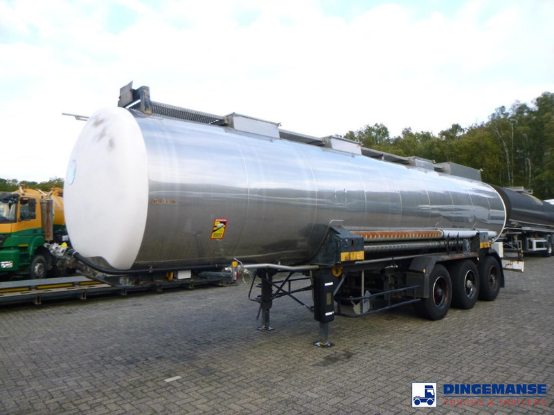 BSL Chemical tank inox L10BH 26.2 m3 / 1 comp (sodium hydroxide) - Tanker dorse: fotoğraf 1 BSL Chemical tank inox L10BH 26.2 m3 / 1 comp (sodium hydroxide) - Tanker dorse: fotoğraf 1