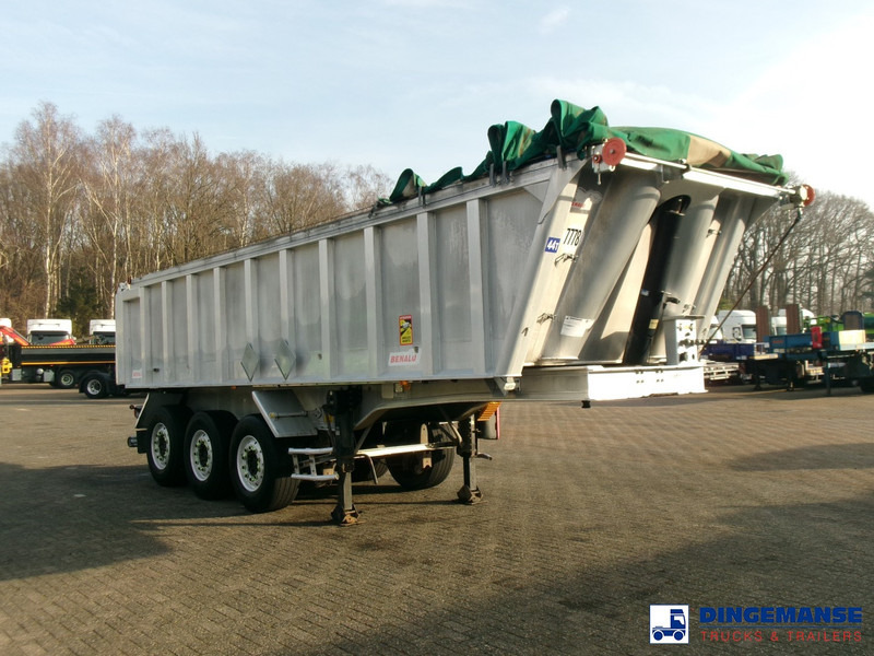 Benalu Tipper trailer alu 22 m3 + tarpaulin - Damperli dorse: fotoğraf 2 Benalu Tipper trailer alu 22 m3 + tarpaulin - Damperli dorse: fotoğraf 2