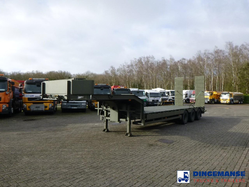 Broshuis 3-axle semi-lowbed trailer E-2130 / 73 t + ramps - Alçak çerçeveli platform dorse: fotoğraf 1 Broshuis 3-axle semi-lowbed trailer E-2130 / 73 t + ramps - Alçak çerçeveli platform dorse: fotoğraf 1