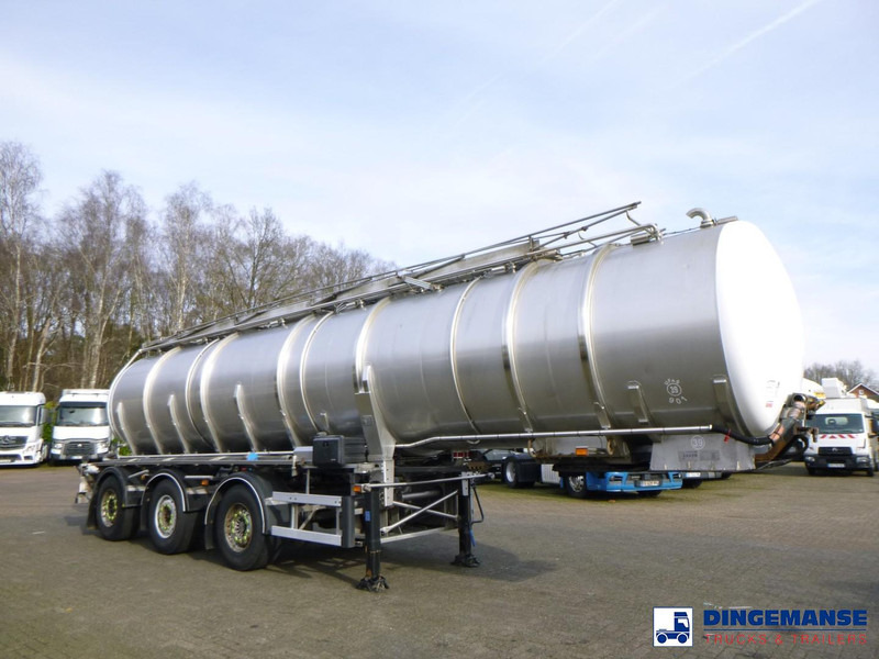 Burg Food tank inox 30.3 m3 / 3 comp - Tanker dorse: fotoğraf 2 Burg Food tank inox 30.3 m3 / 3 comp - Tanker dorse: fotoğraf 2